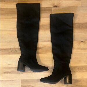 Black Over-the-Knee Boots